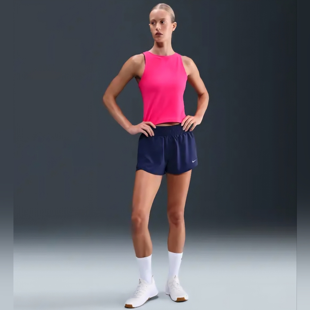 Womens Nike Zenvy Rib Knit Dri-FIT Tank Top.size Medium - Picture 4 of 16